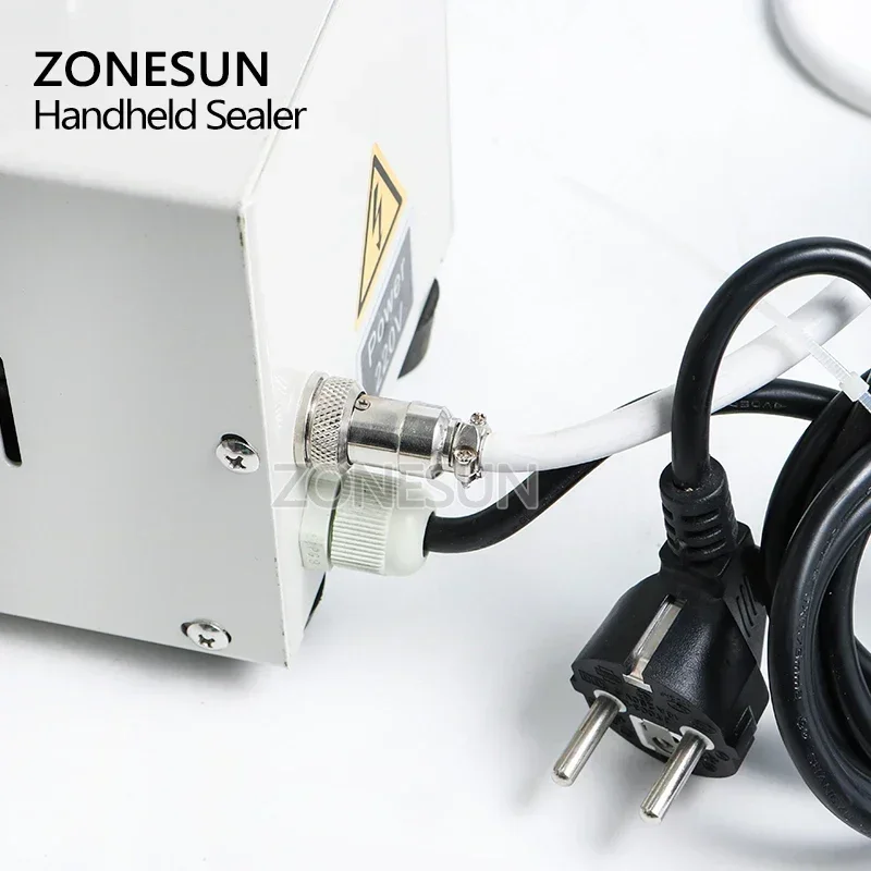Food Vacuum Sealer Machine - ZONESUN เครื่องซีลความร้อนแบบมือโยก ขนาด 400 มม. สำหรับถุงอาหารสุญญากาศพลาสติกและอลูมิเนียมฟอยล์