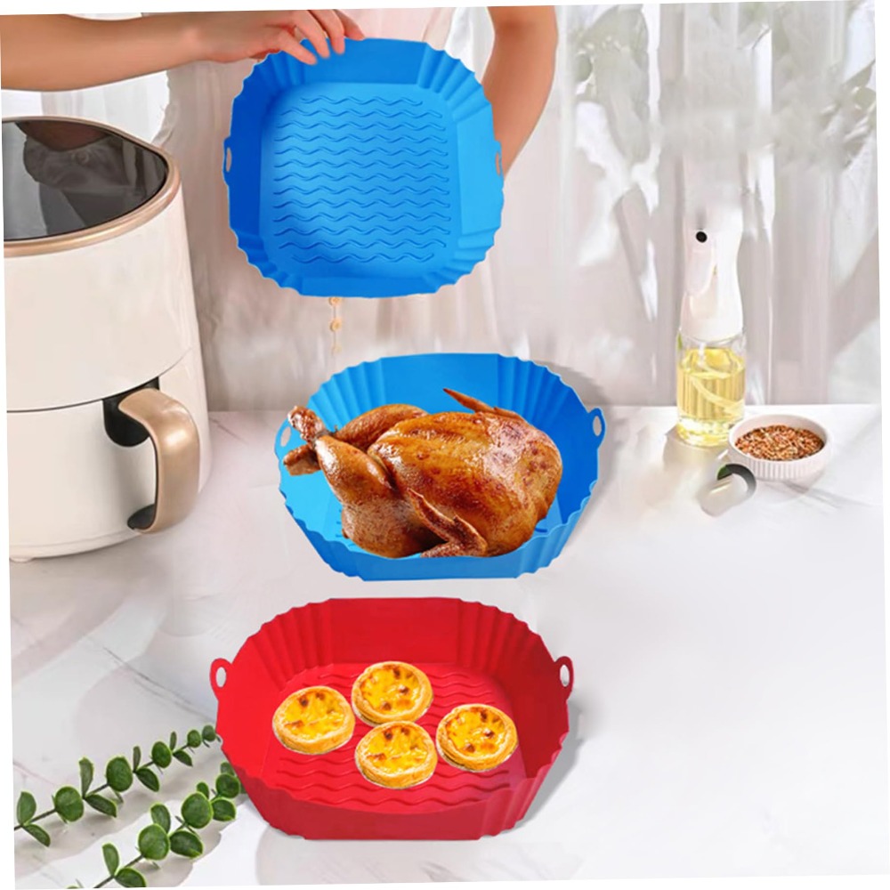 แผ่นรองซิลิโคนกันติดสำหรับหม้อ - Air Fryer Silicone Pot Liner บทวิจารณ์และราคา