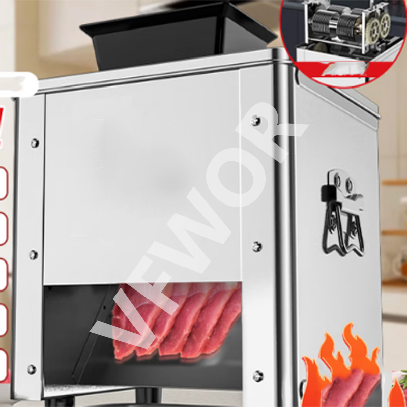 เครื่องหั่นเนื้อ ผลไม้ ผัก อัต - Automatic Meat Slicer Home บทวิจารณ์และราคา