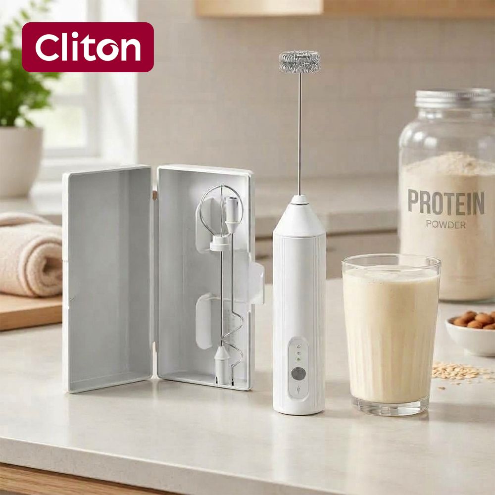 เครื่องตีฟองนมไฟฟ้าแบบพกพา ใช้ - Electric Milk Frother Handheld บทวิจารณ์และราคา
